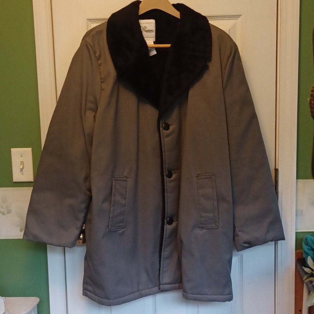 Coat men's size large by Haband new no tags made in USA vintage